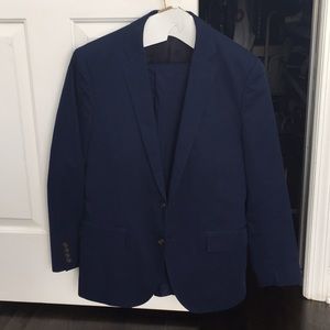 J Crew Blue Ludrow Slim Suit